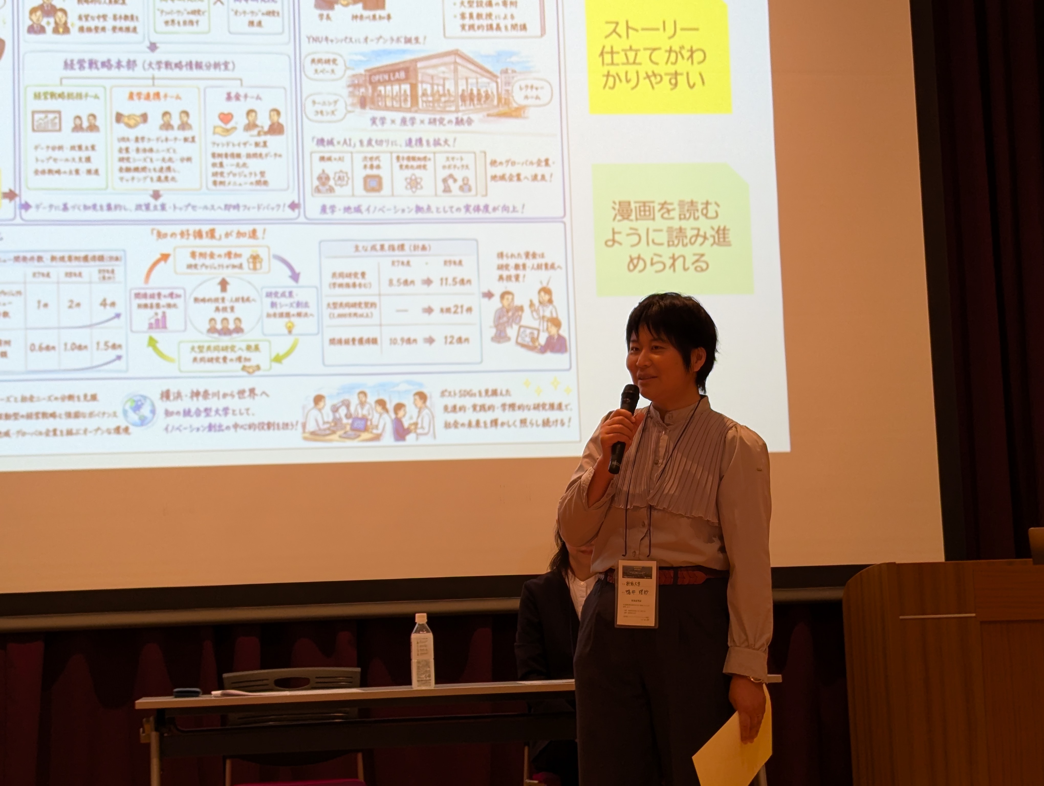 参加者間投票賞 鴨井様 賞状授与の様子